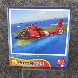 Puzzle Bug 100 piece US Coast Guard HH-65 Helicopter 2010 NEW
